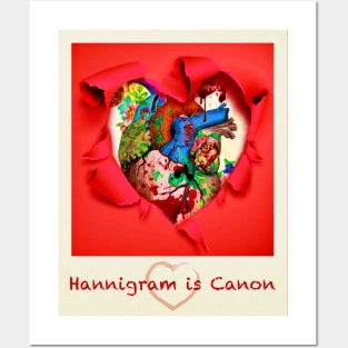 Hannigram is Canon Anatomical Heart Valentine Posters and Art